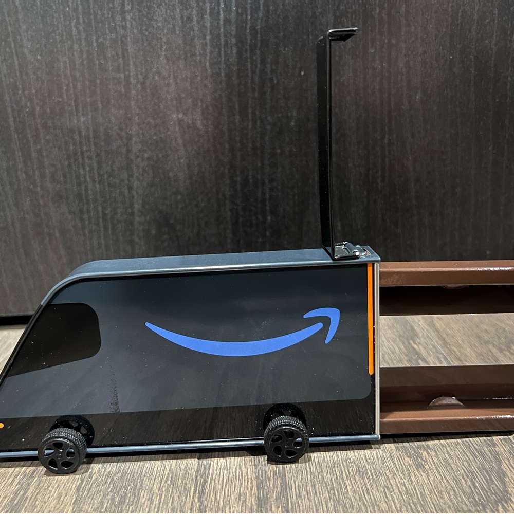 Amazon Delivery Truck Van Limited Edition Gift Card Holder Metal Box Toy - Picture 4 of 5